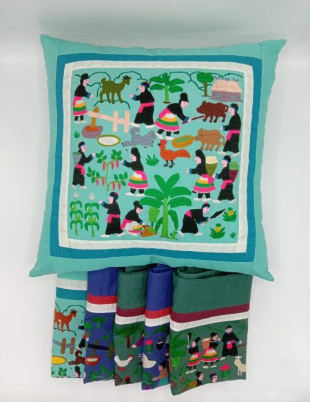 Life Scene Pillow Cover