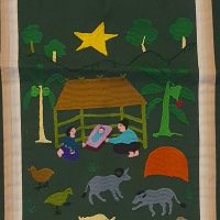 Nativity Scene Wall Hanging