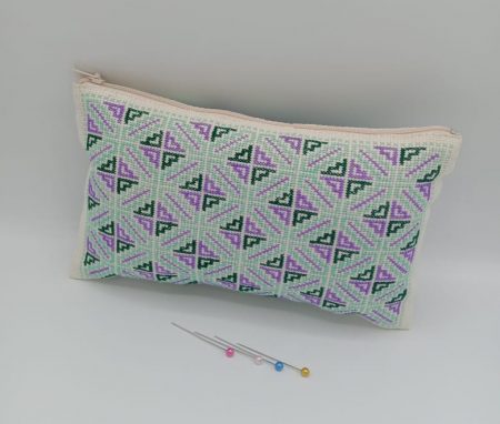 Embroidered Zippered Pouch - Image 3