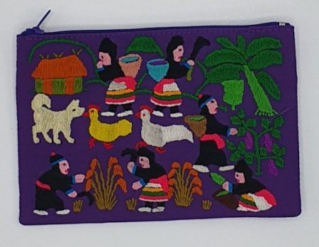 Life Scene Zippered Pouch (small) - Image 2