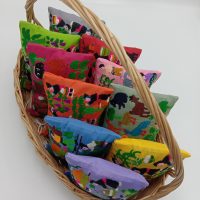 Life Scene Zippered Pouch (small)