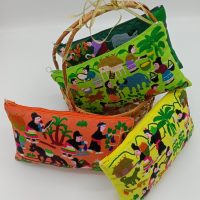 Life Scene Zippered Pouch (large)