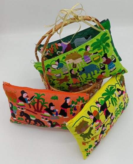 Life Scene Zippered Pouch (large)