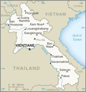 Laos Map